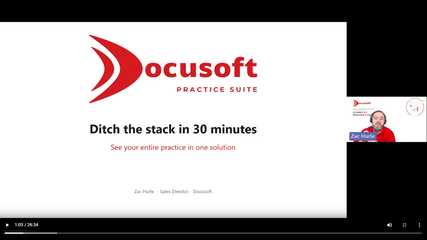 Ditch The Stack in 30 Minutes — Docusoft Practice Suite walkthrough